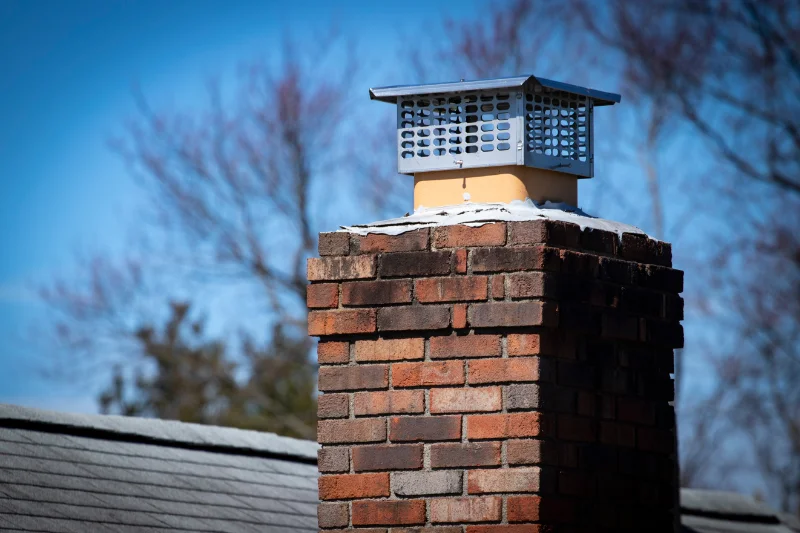 A chimney cap added by Dixon Pest Services in Atlanta GA
